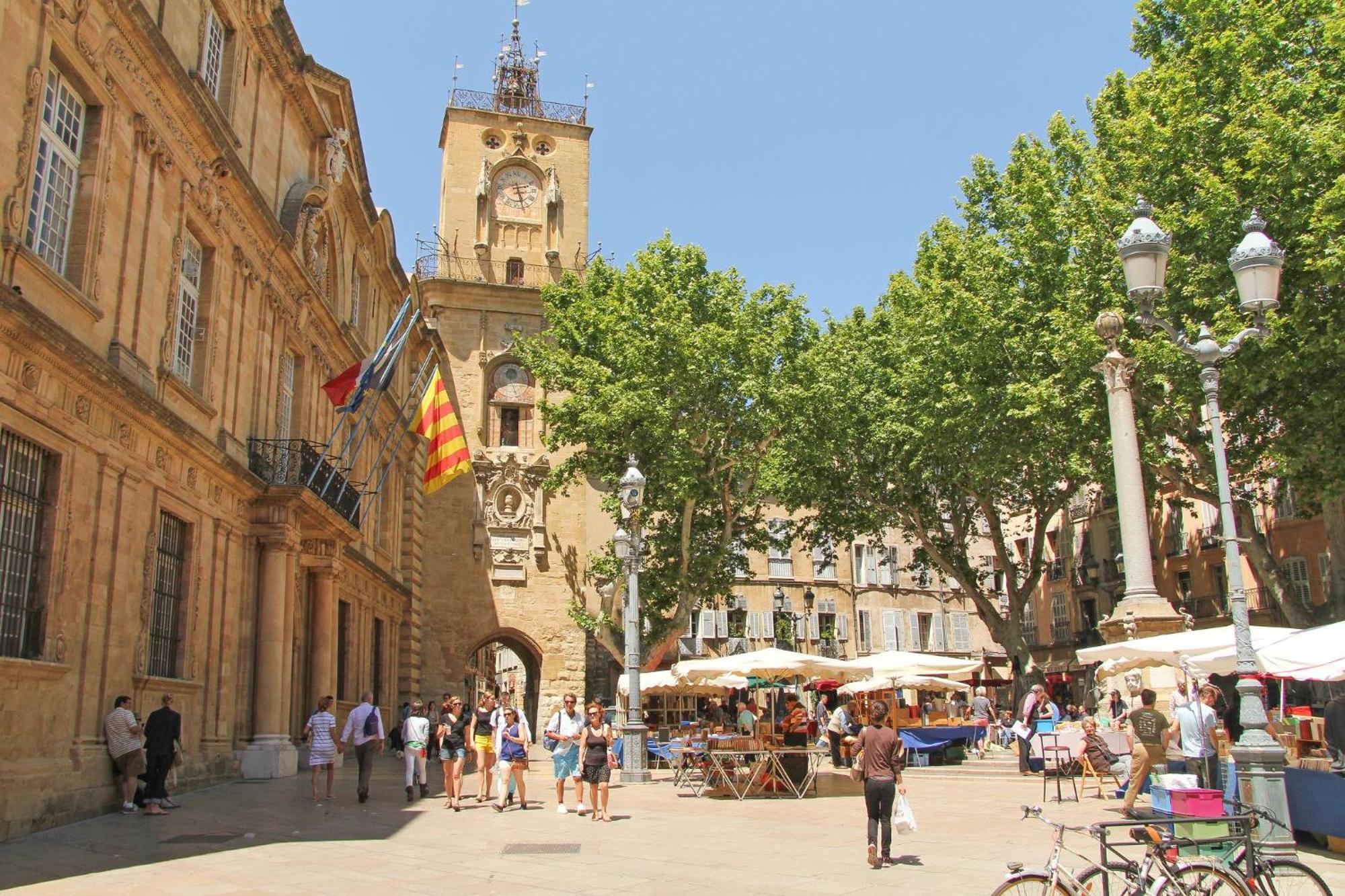 L'Amandier - Joli Appartement T3 Neuf Centre Ville A 2 Pas De La Rotonde Mirabeau Et Des Allees Provencales エクス＝アン＝プロヴァンス エクステリア 写真