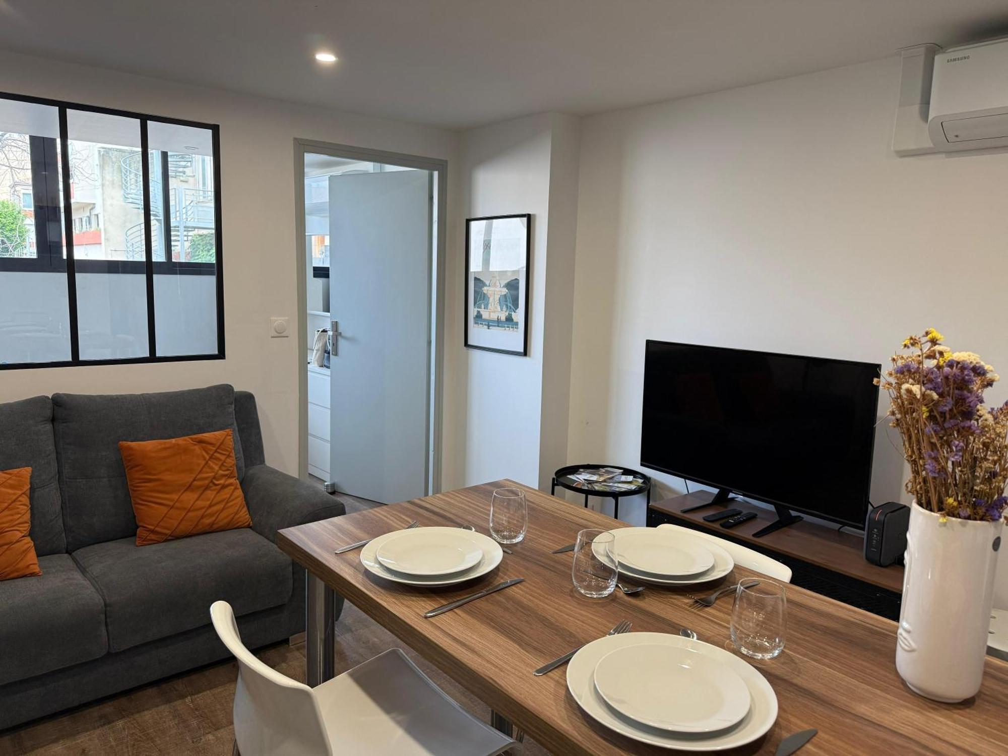 L'Amandier - Joli Appartement T3 Neuf Centre Ville A 2 Pas De La Rotonde Mirabeau Et Des Allees Provencales エクス＝アン＝プロヴァンス エクステリア 写真
